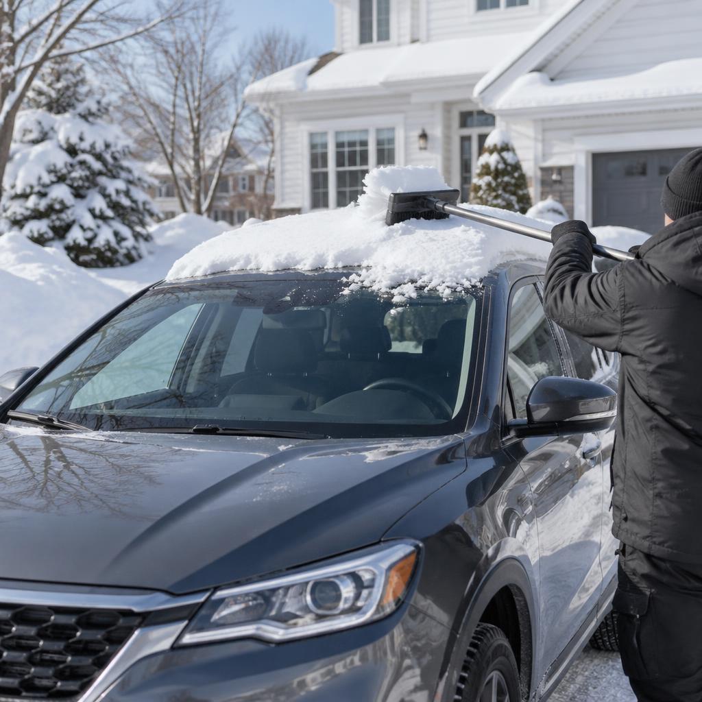 Illustration du service : Déneigement des voitures